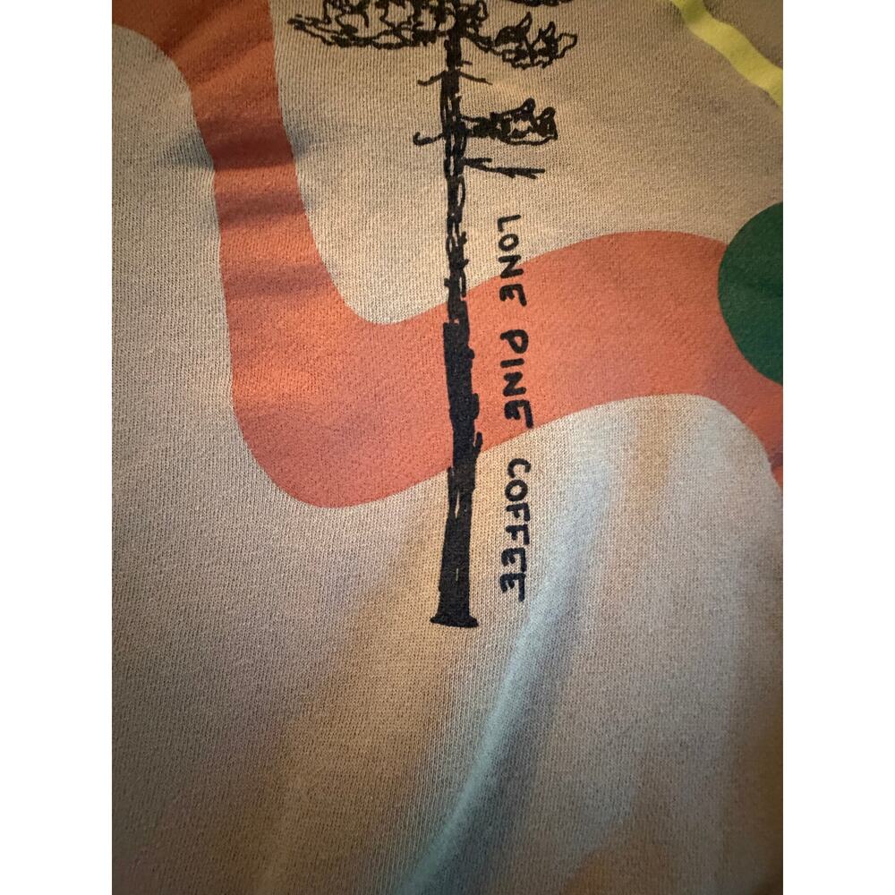 Lone Pine Coffee Roasters Sweatshirt Men’s XS Women’s S Bend Oregon PNW Graphic - Picture 3 of 5